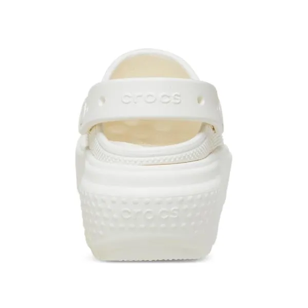 כפכפי קרוס פלטפורמה לנשים Crocs Stomp Clog-Chalky white 209347-0WV