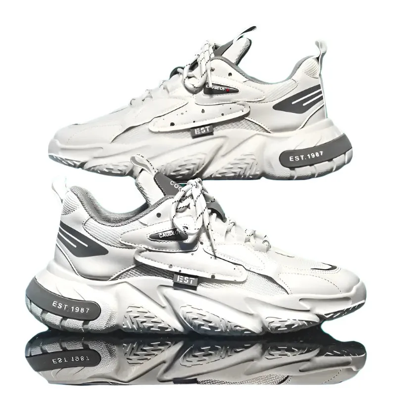 2024 Trendy & Comfortable Breathable Mesh Sneakers – Summer Hot-Sale Casual Shoes for Men with Thick Outsoles