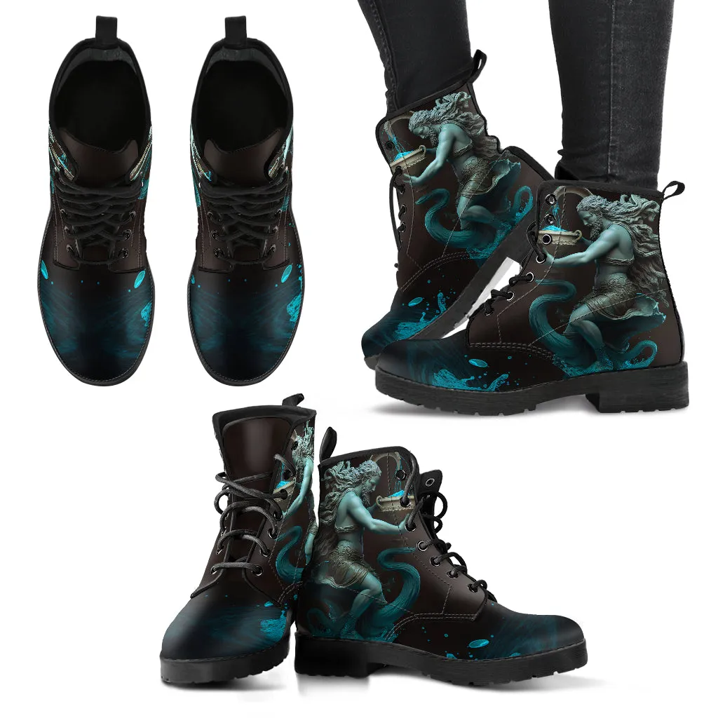 Age of Aquarius Women's Vegan Leather Boots
