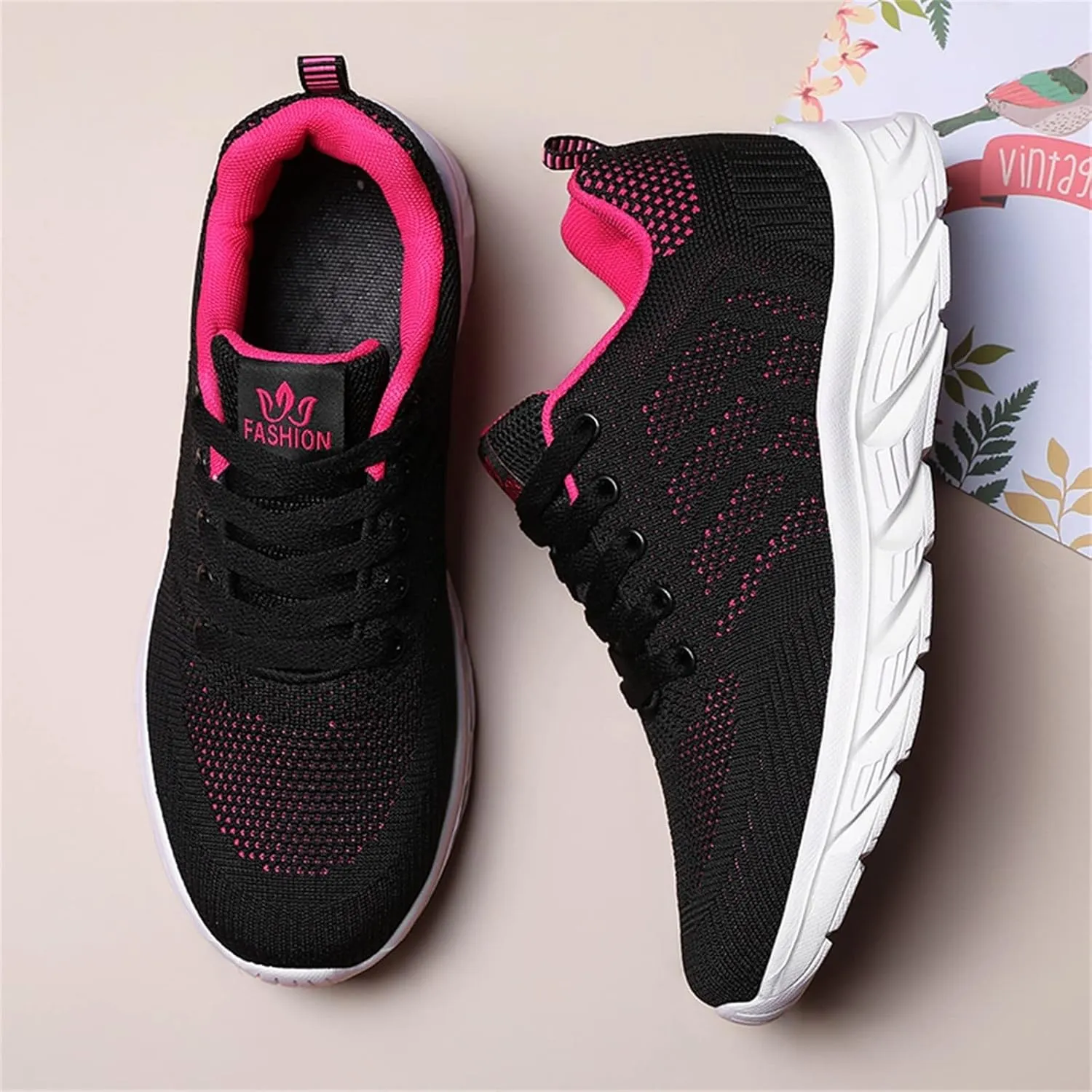Comfort Lightweight Breathable Sneakers for Women Fashion Low Top Sneakers with Platform Versatile Dress Shoe