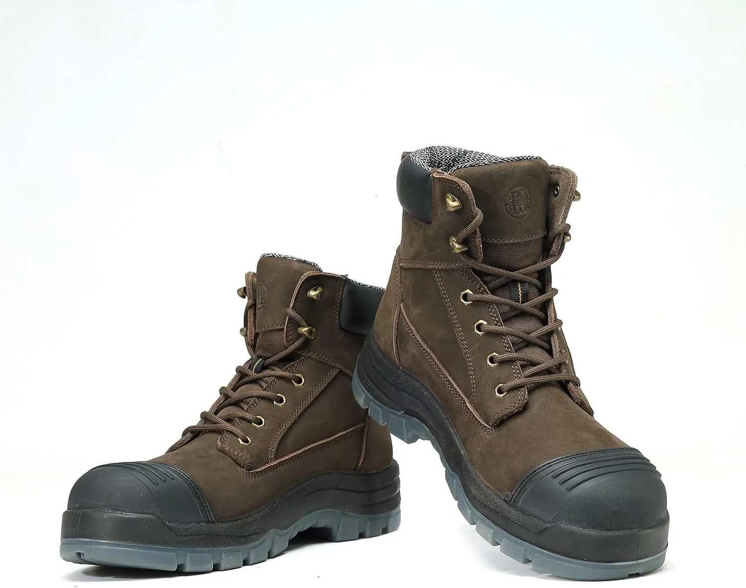 CONRAD Men's EH 6" Soft Toe/Composite Toe Slip Resistant Waterproof Anti-Puncture Work Boots, Durable & Breathable