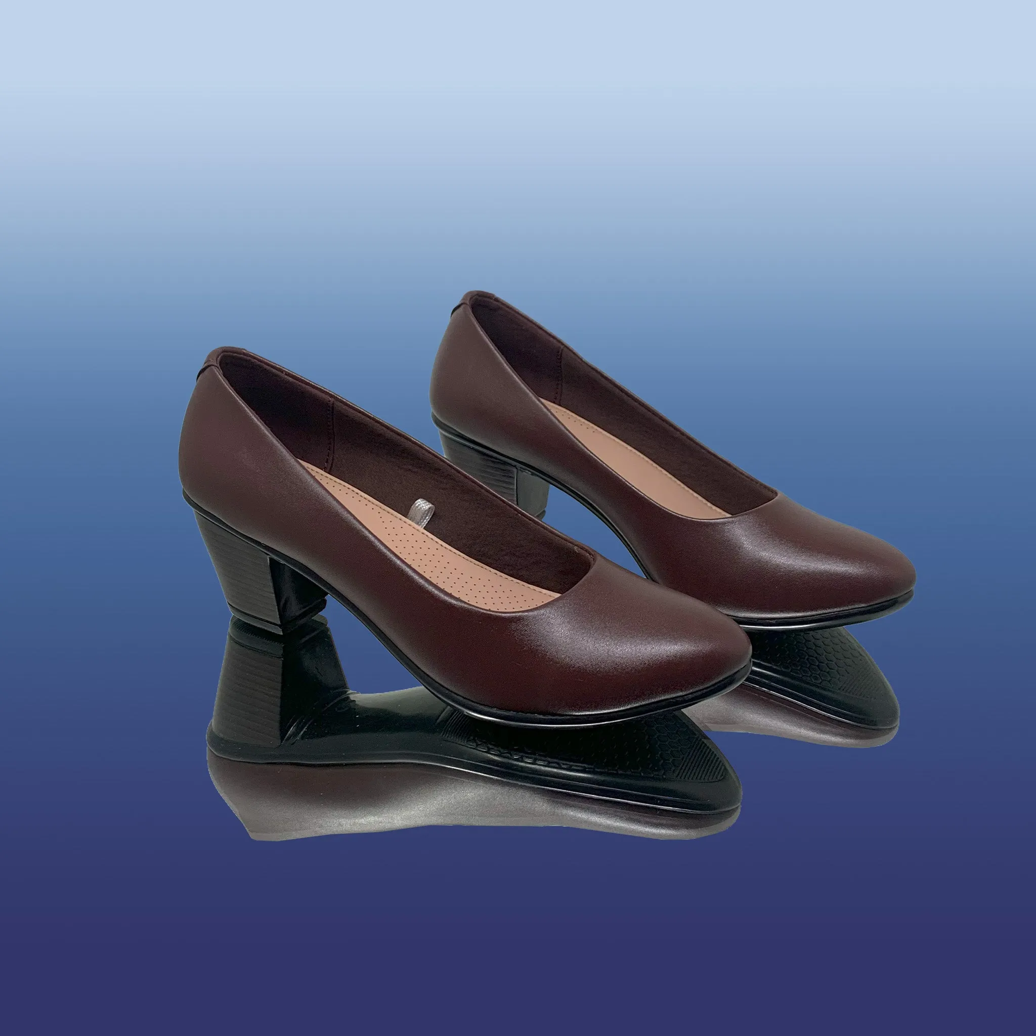 Espresso Block Heels