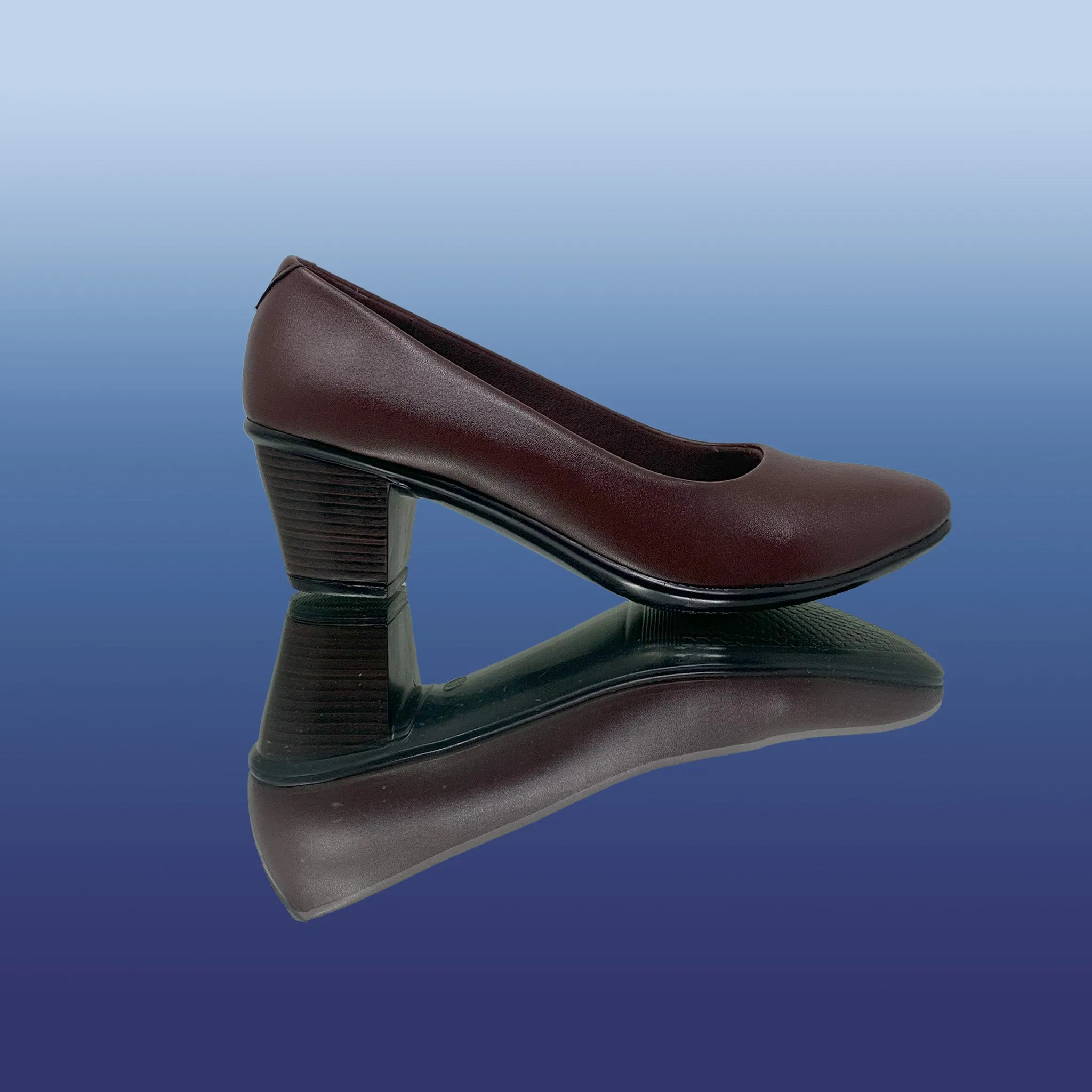 Espresso Block Heels