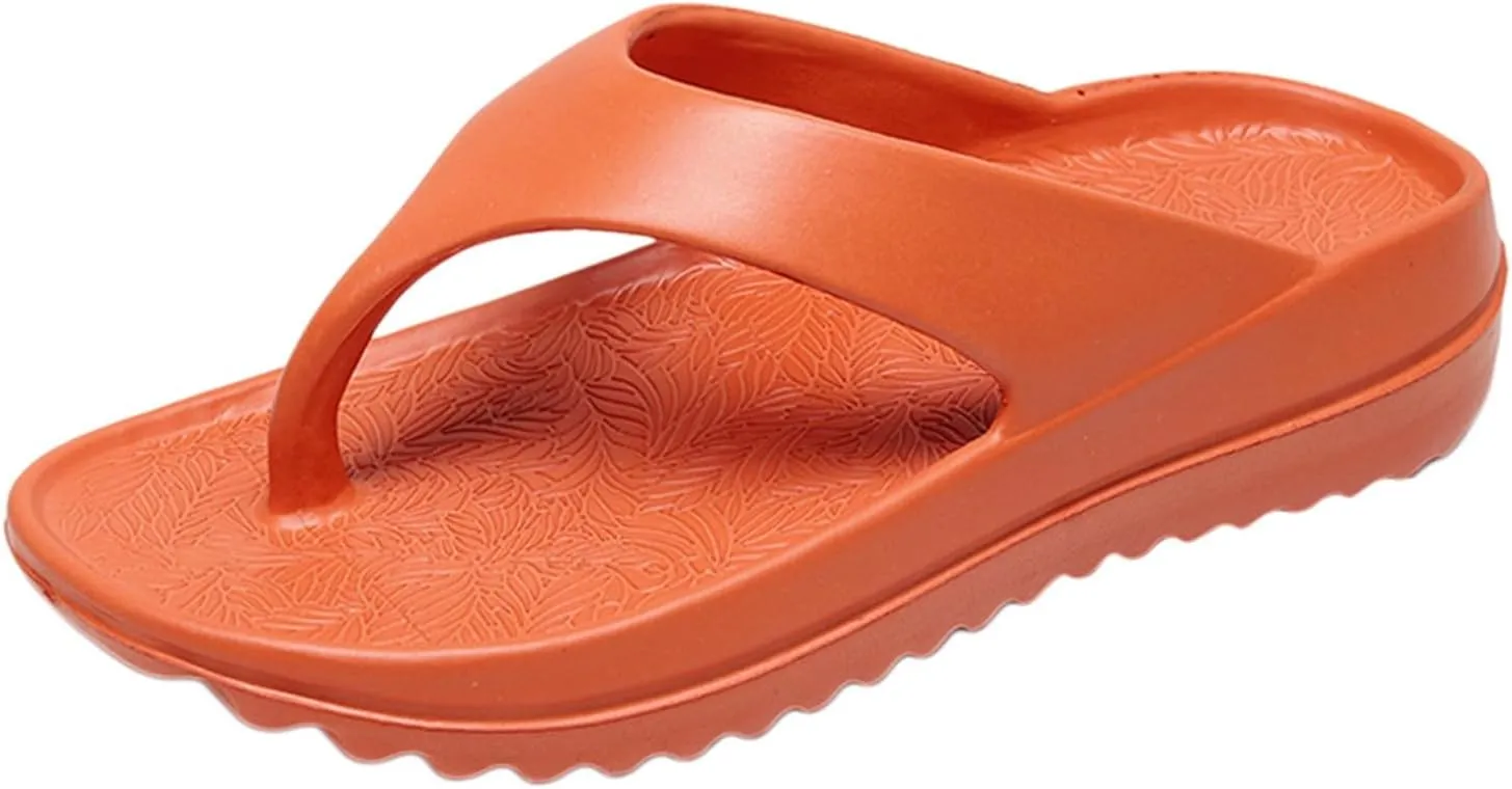 Flip Flops Comfort Beach Thong Sandals Indoor Outdoor Walking Sandals Flip Flops for Women with Arch Support
