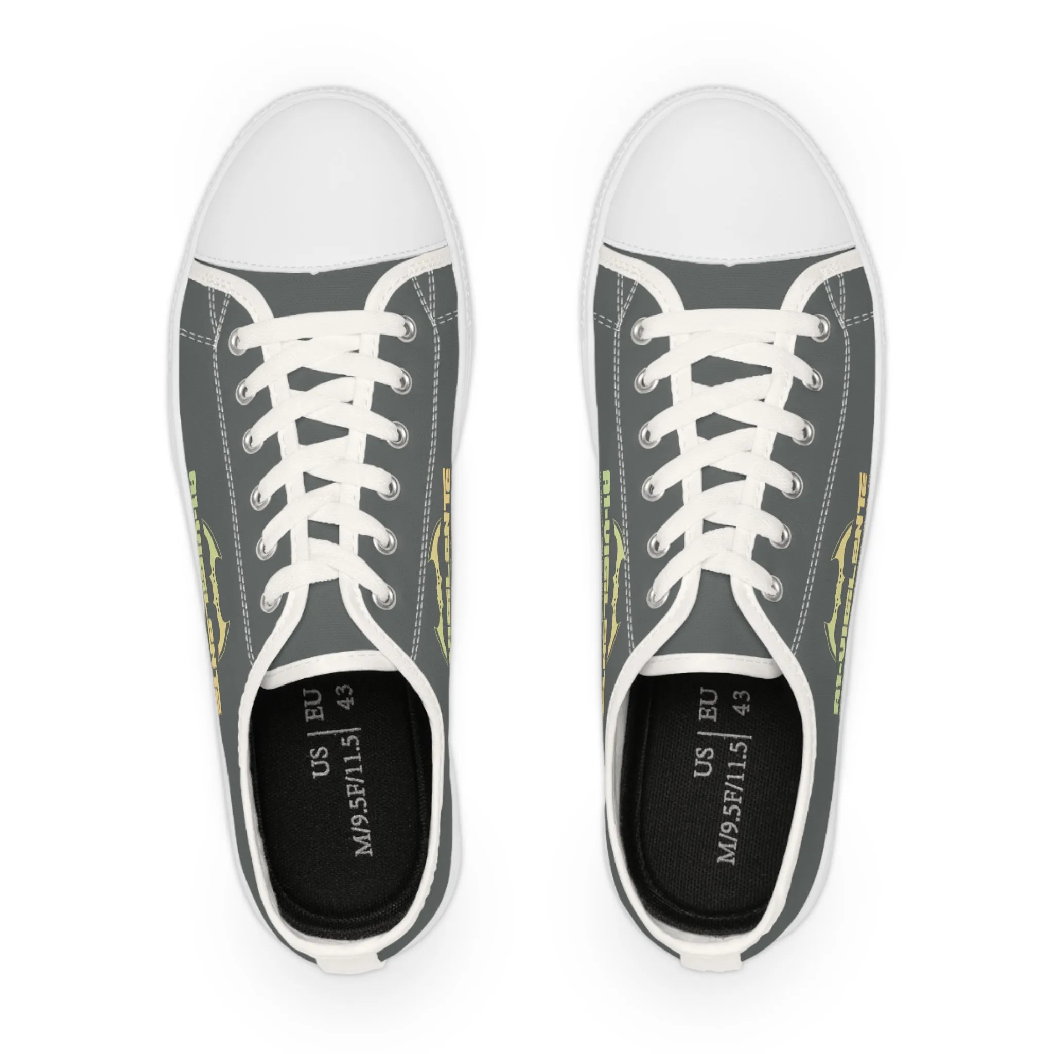 Grey A1-Vigilante  Men's Low Top Sneakers