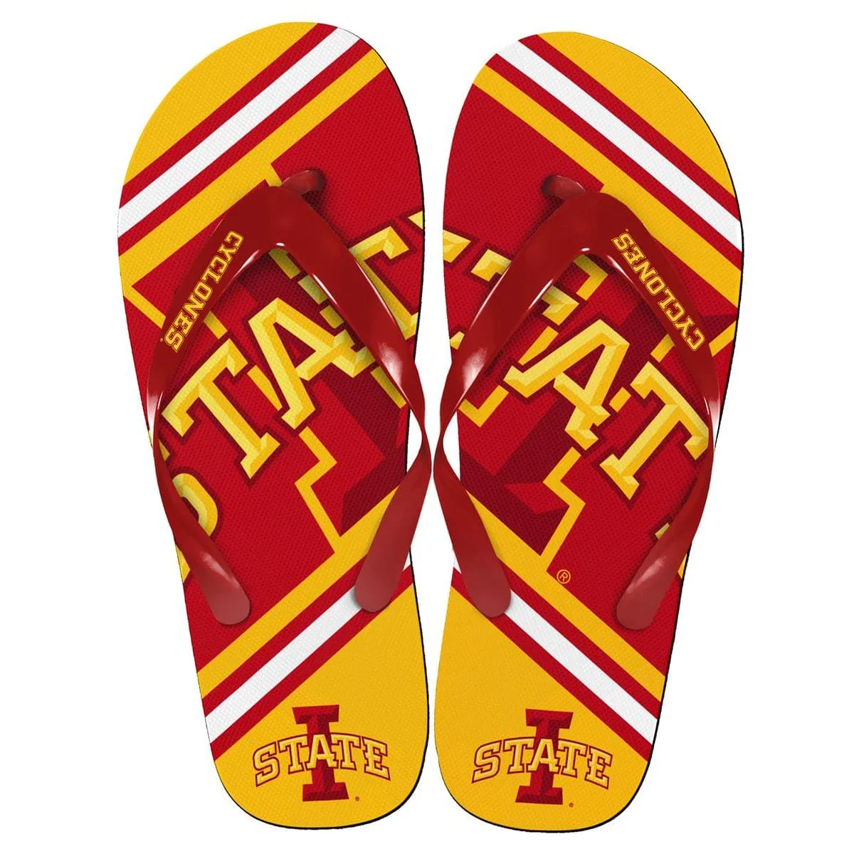 Iowa State Cyclones Unisex Big Logo Flip Flops