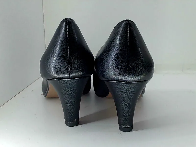 LifeStride Women's Black Closed Toe Heels, Size 7.5