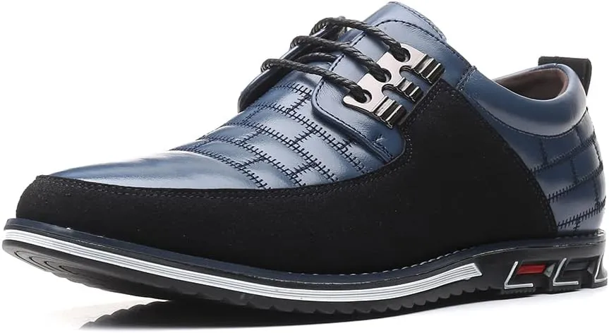 Men's Casual Fashion Loafers Classic Business Leather Loafers Comfortable Breathable Sneaker