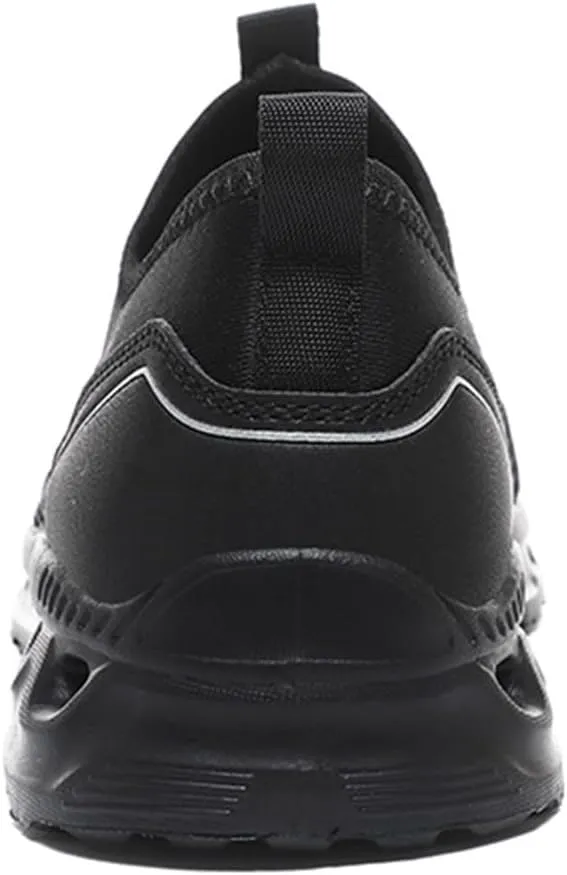 Men's Hollow Mesh Sports Shoes Fashion Breathable Beach Shoes Comfortable Non Slip Soft Flat Elderly Shoe