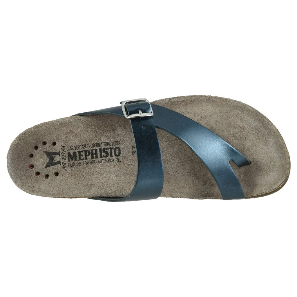 Mephisto Helen Metallic Leather Women's Slide Sandals