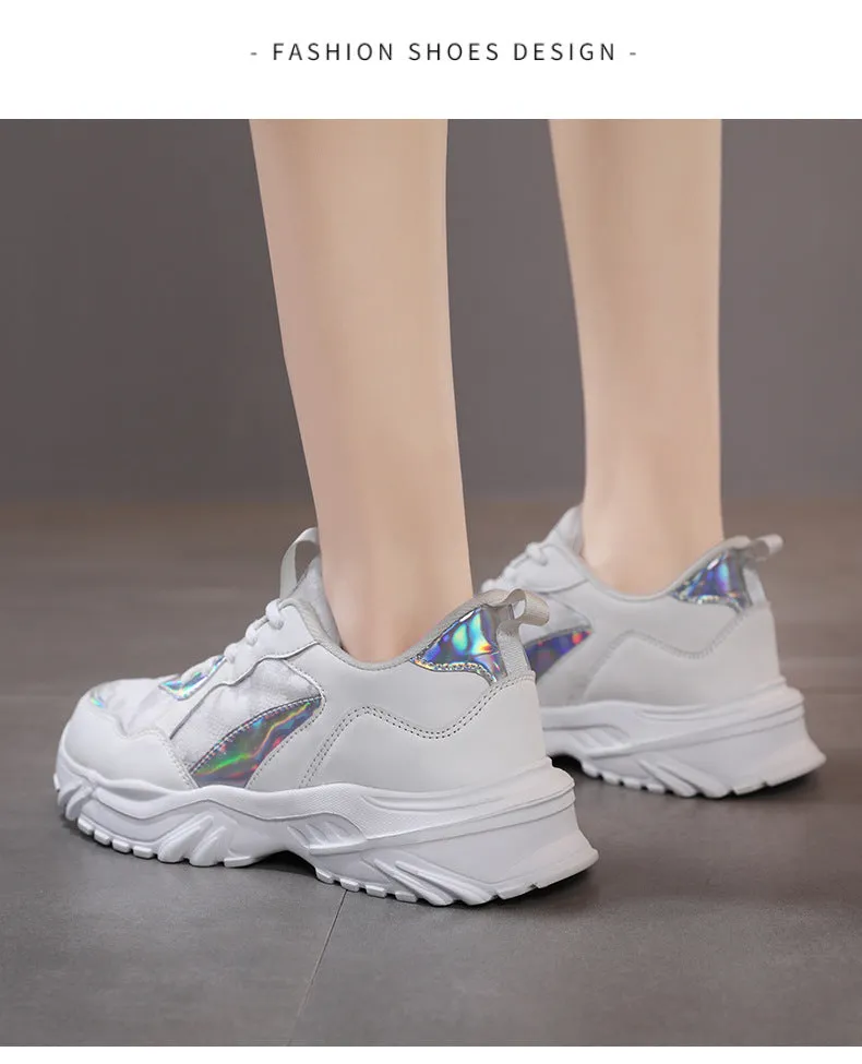 Nanccy Breathable Mesh Platform Sneakers
