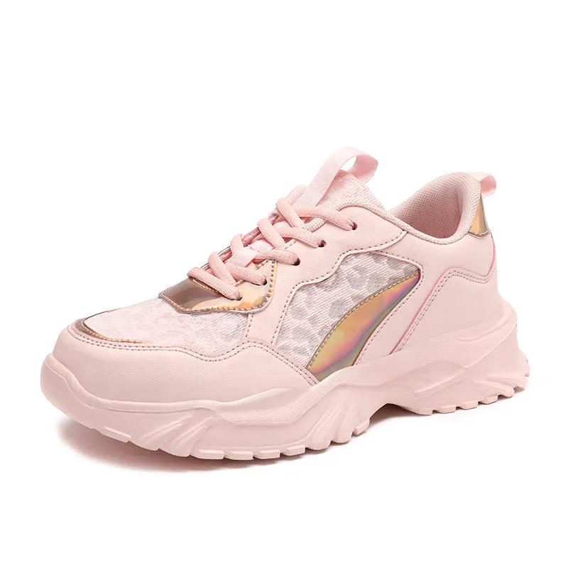 Nanccy Breathable Mesh Platform Sneakers