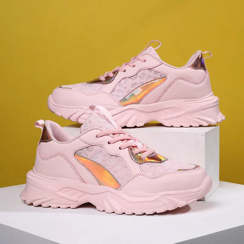 Nanccy Breathable Mesh Platform Sneakers