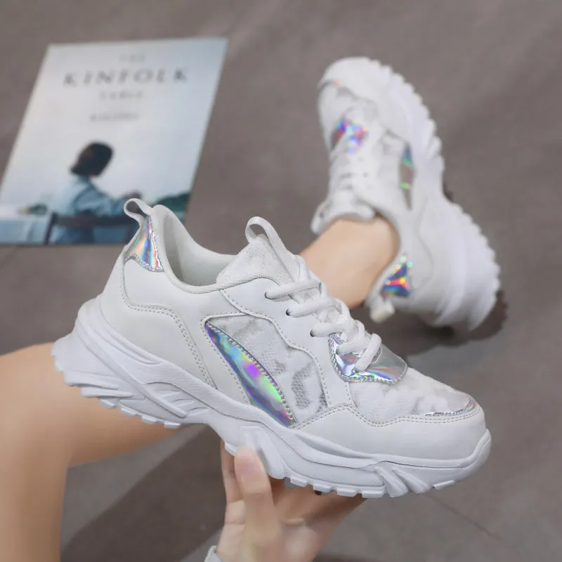 Nanccy Breathable Mesh Platform Sneakers