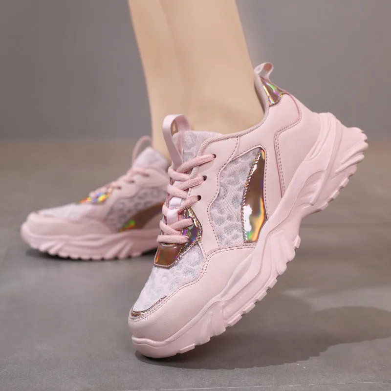 Nanccy Breathable Mesh Platform Sneakers