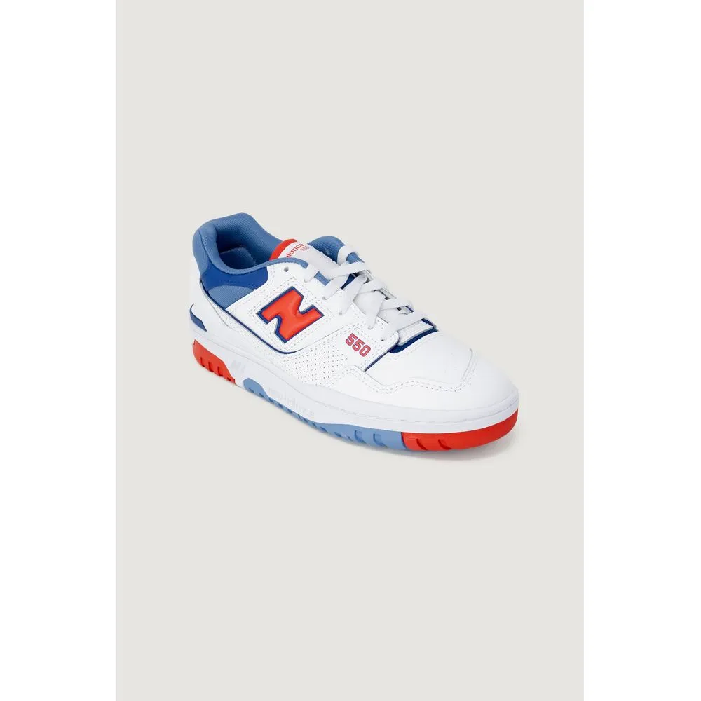 New Balance Blue Synthetic Leather Sneakers
