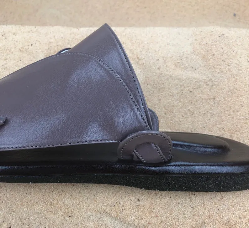 NEW Men’s Vegan Leather Sandals ~ Sandcruisers ~Traditional Arabian Sandals ~ Great for Outdoors, Beaches, Pools, and Parks, Sz 12, Retails $150