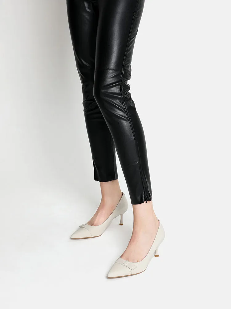 Noelle Leather Pumps