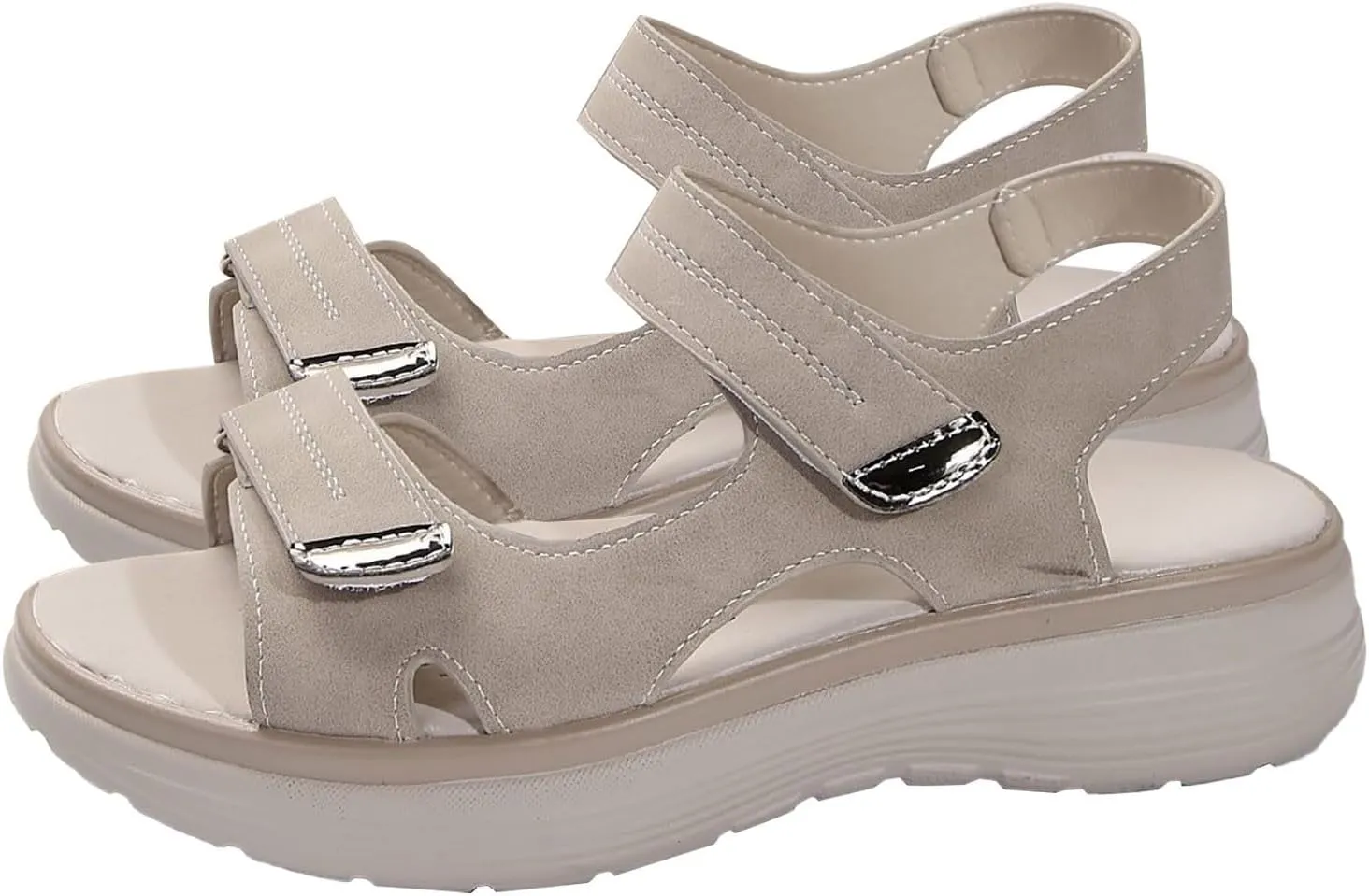 Orthopedic Sandals for Women 2025 Trendy Comfortable Womens Wedge Sandal Summer Casual Arch Support Slip On Shoes
