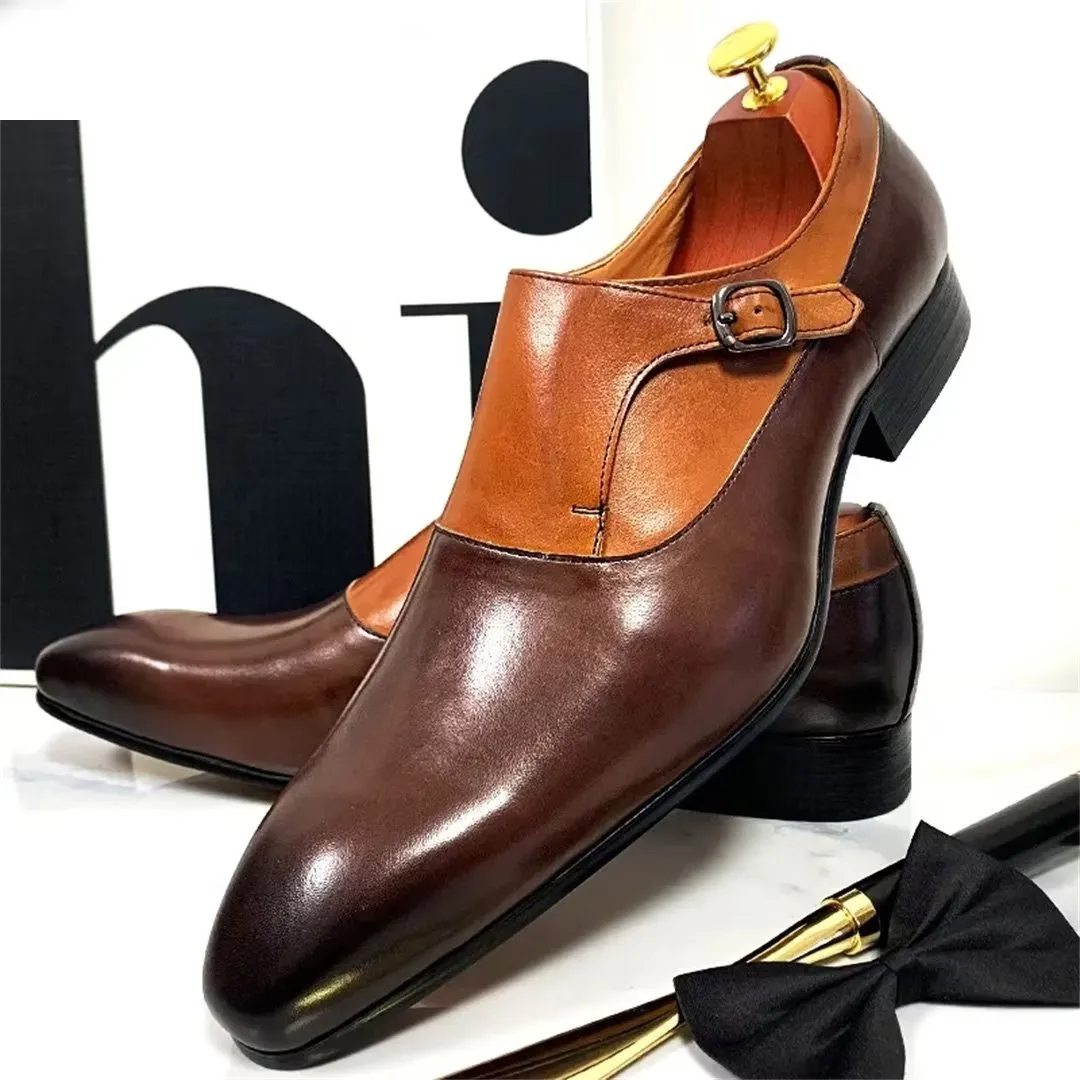 Ostranuxe Classic Monk Loafers