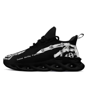 Personalized Skull Sneakers, Custom Mysterious Fashionable Shoes,MS-23025001