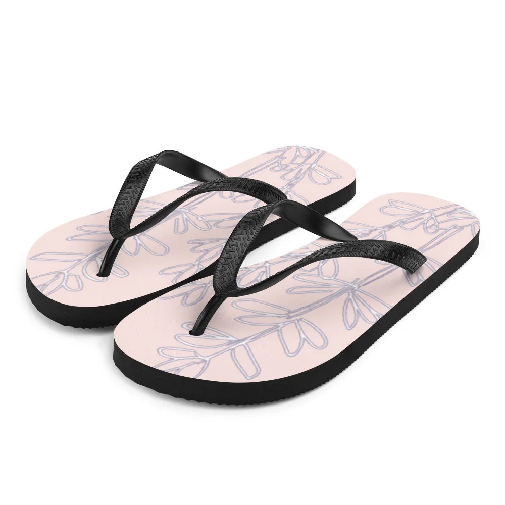 PINK LAVENDER Flip-Flops