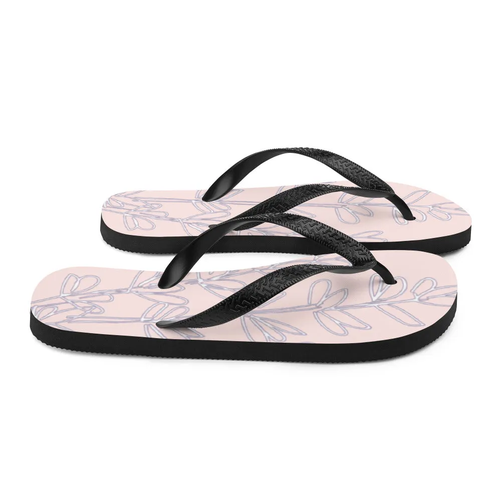 PINK LAVENDER Flip-Flops