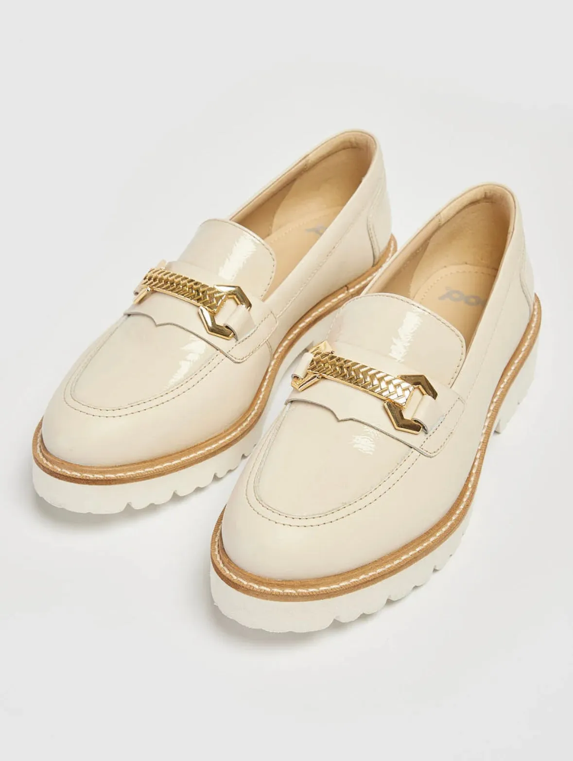 Pod Kendal Ladies Metallic Trim Loafer