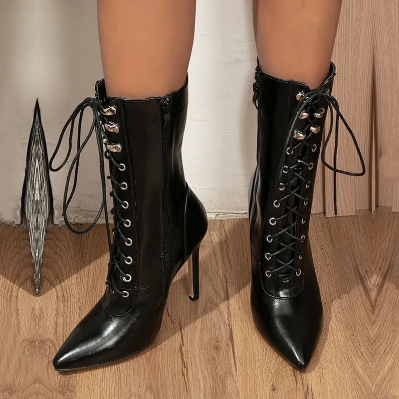 Sexy Pointed Ankle Boots