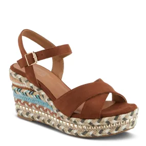 Spring Step Shoes  Patrizia Sloane Women’s Woven Suede Espadrille Sandals