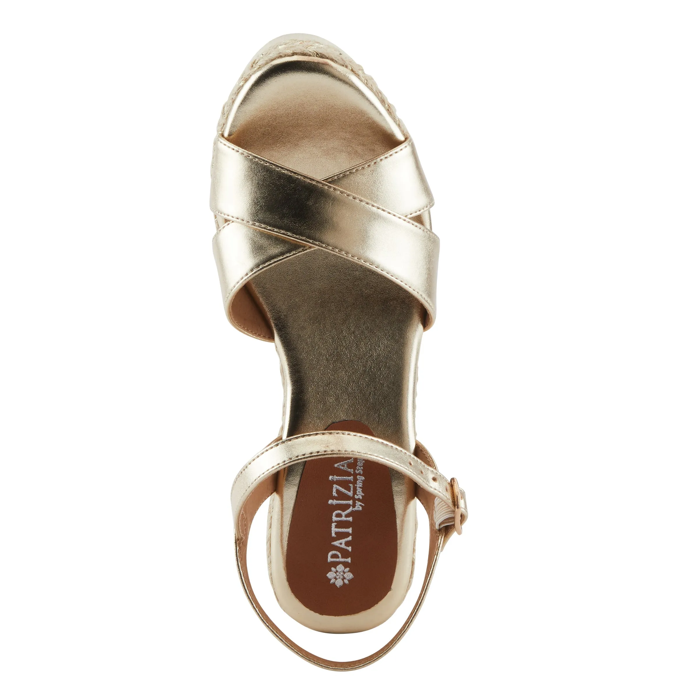 Spring Step Shoes  Patrizia Sloane Women’s Woven Suede Espadrille Sandals