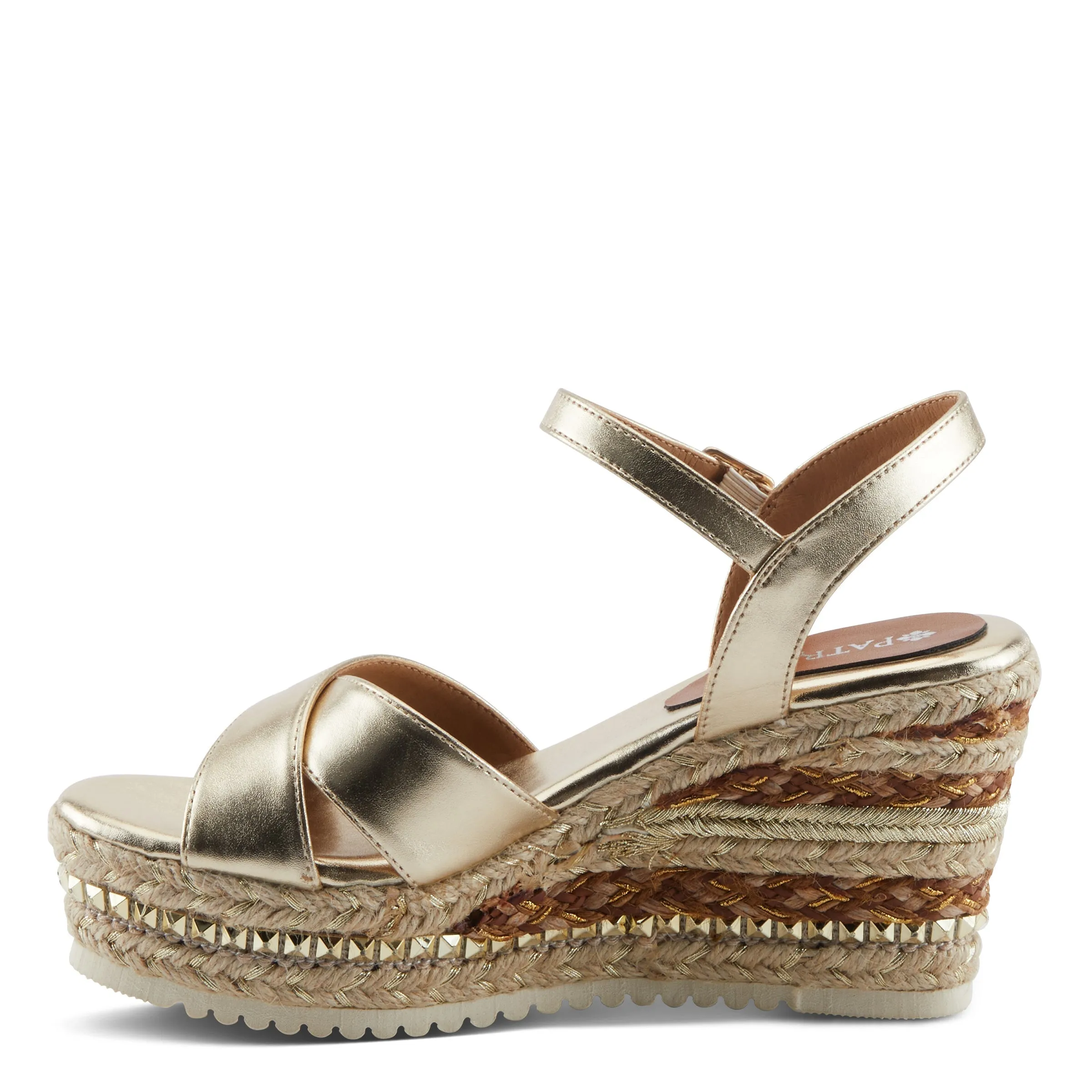 Spring Step Shoes  Patrizia Sloane Women’s Woven Suede Espadrille Sandals