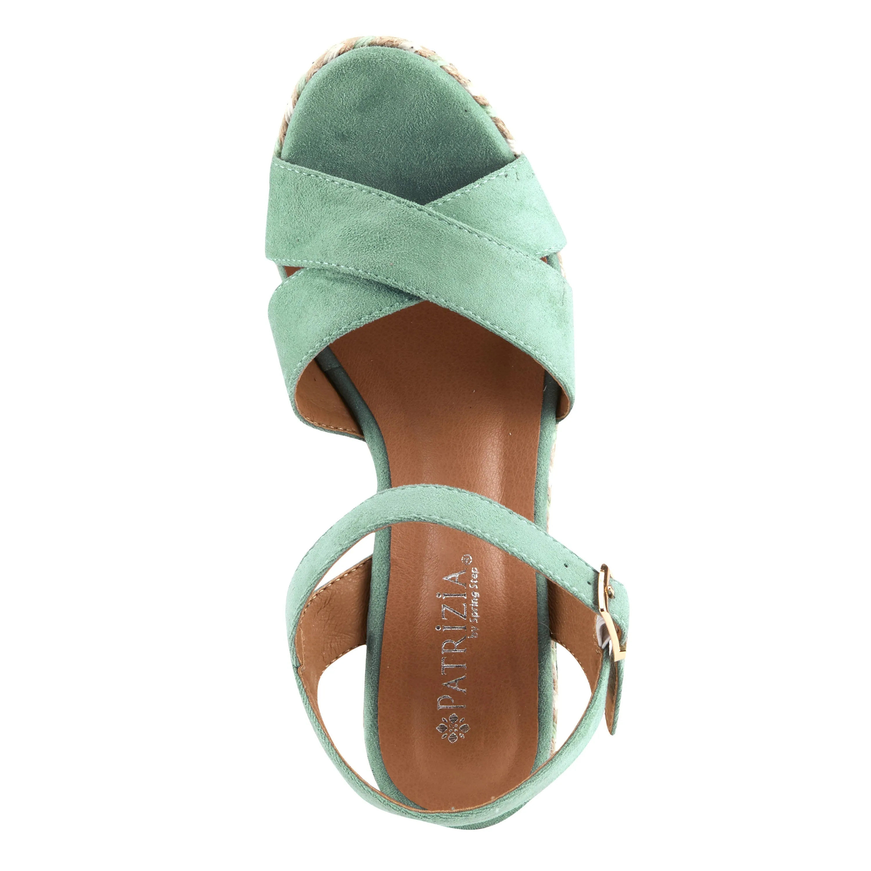 Spring Step Shoes  Patrizia Sloane Women’s Woven Suede Espadrille Sandals