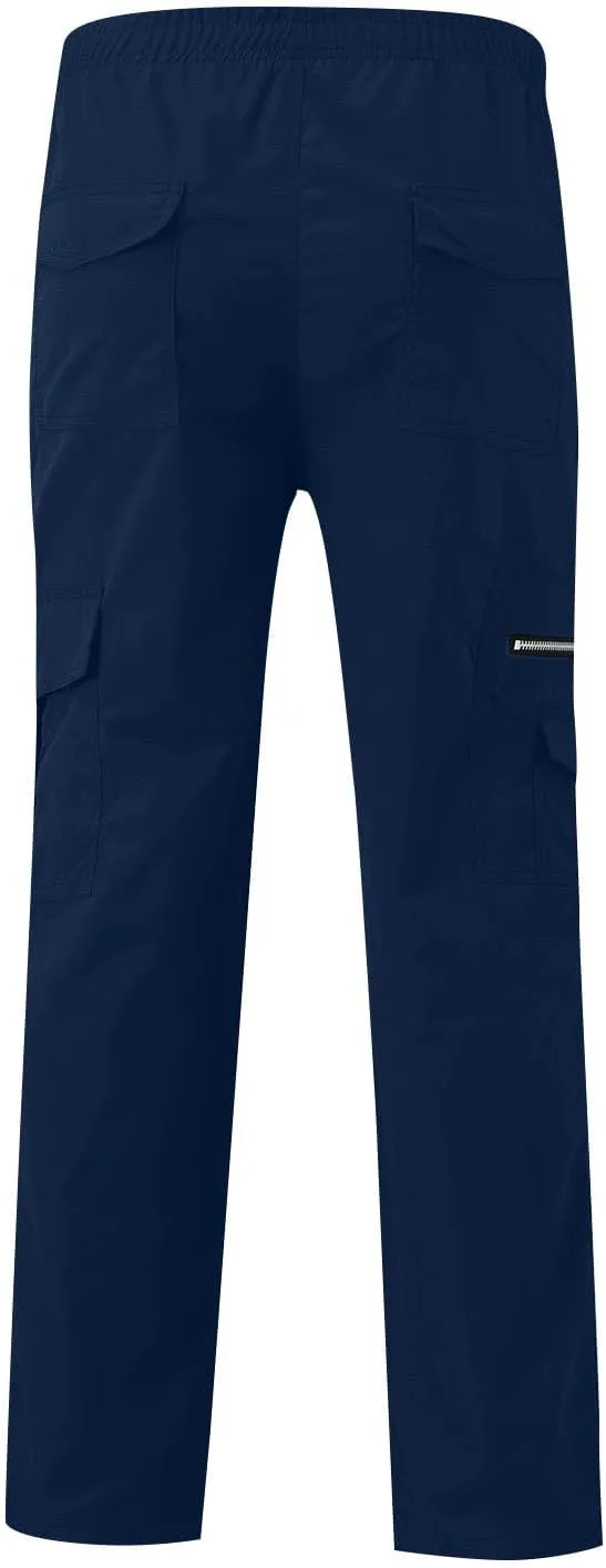 Tactical Pants for Men Military Lightweight Fishing Cargo Pants Relaxed Fit Waterproof Workout Ripstop Work Pants