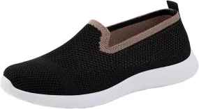 Women's Breathable Mesh Orthopedic Sneakers Comfortable Fashion Non-Slip Walking Shoes Casual Soft Sole Slip-on Loafers Tennis Shoes