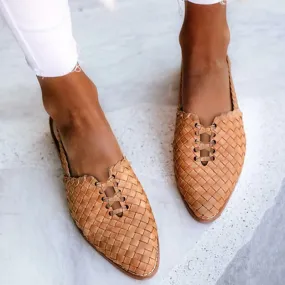Women's summer slip on pointed toe flats
