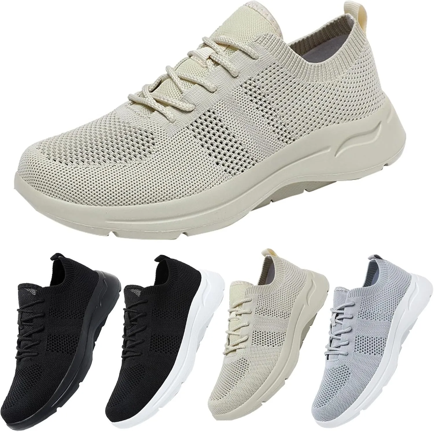 Women's Woven Orthopedic Breathable Soft Shoes Tennis Shoes Men Boots Dress Casual Shoes Chunky Sneakers Platform Tennis Shoe Loafers Dress Shoe