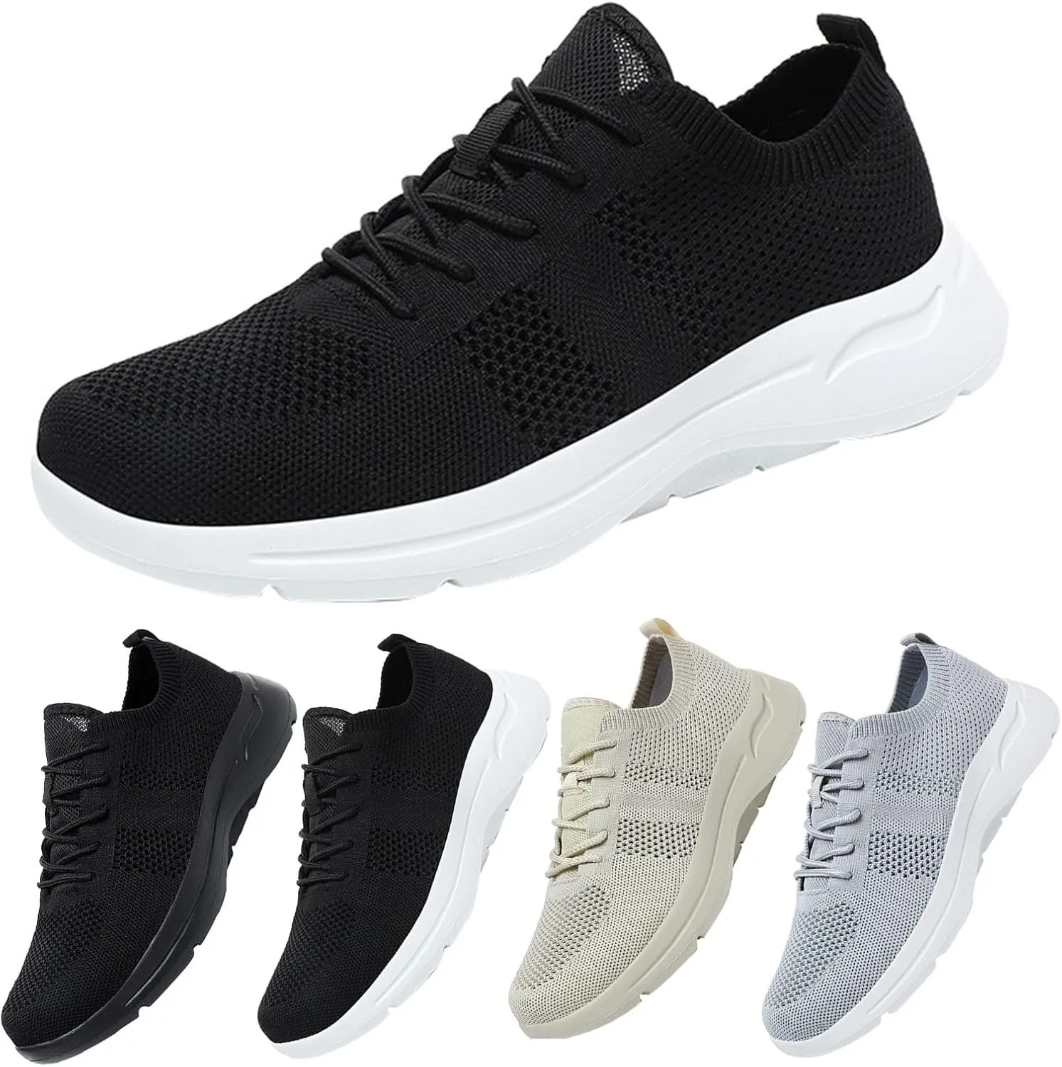 Women's Woven Orthopedic Breathable Soft Shoes Tennis Shoes Men Boots Dress Casual Shoes Chunky Sneakers Platform Tennis Shoe Loafers Dress Shoe