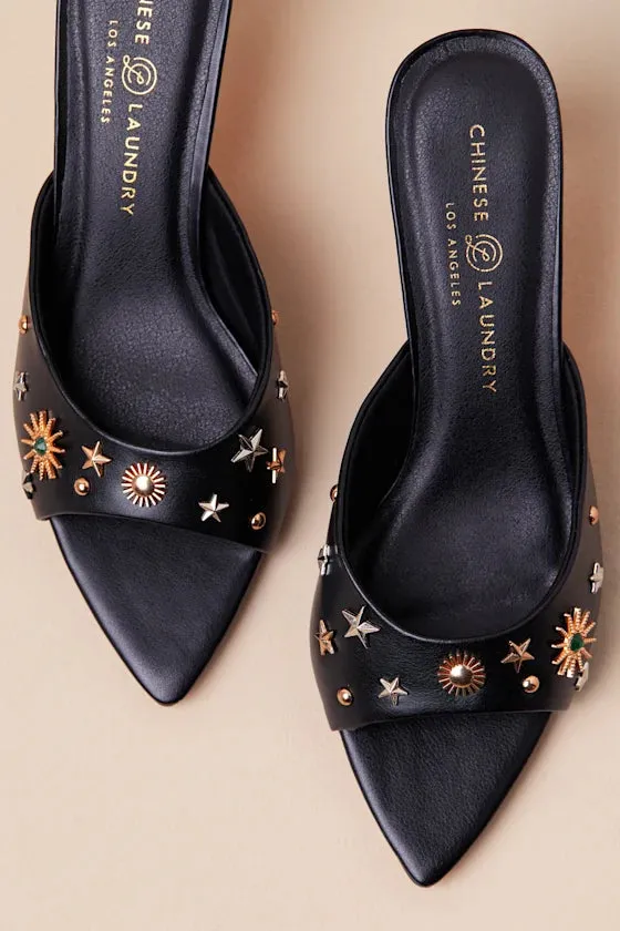 YARAH EMBELLISHED MULES